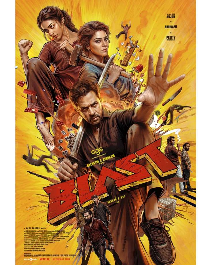 Arjun, Preity, Abhirami in Blast